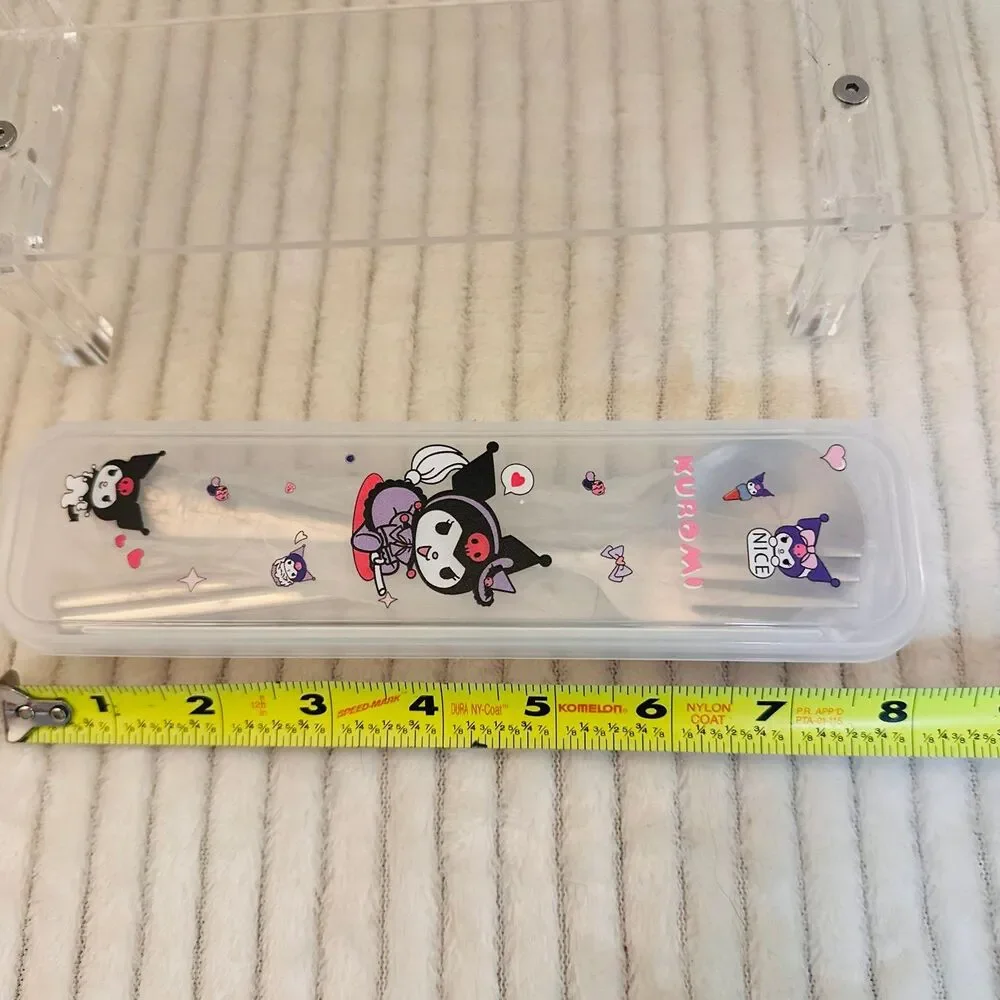 Hello Kitty Kuromi Flatware Set with Case
